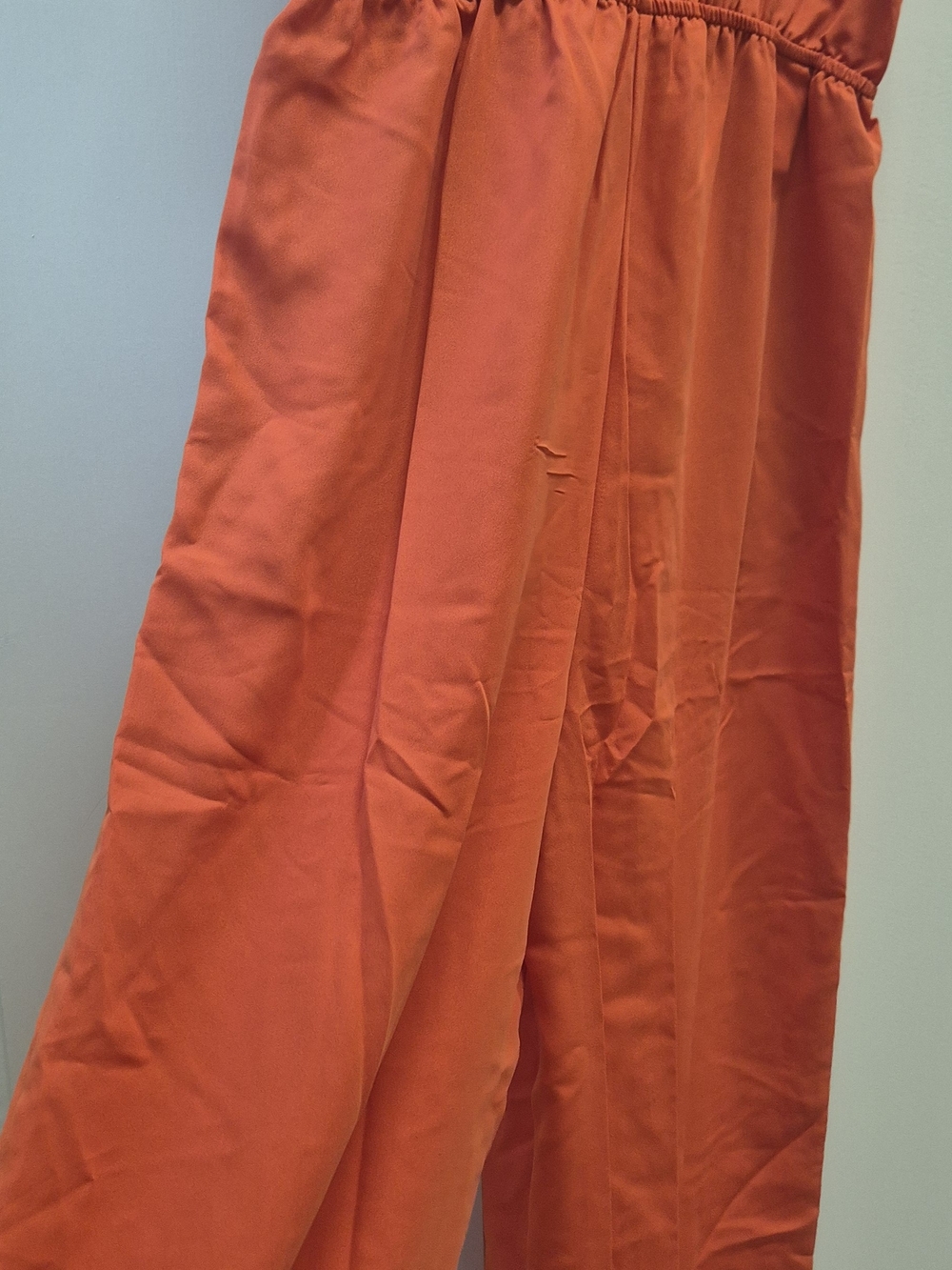 BCBGMaxAzria Orange Wide-Leg Jumpsuit